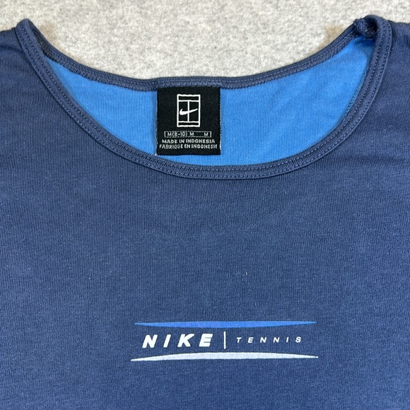 Nike Tops - Vintage Nike Court Tennis Shirt-Blue-Women’s M